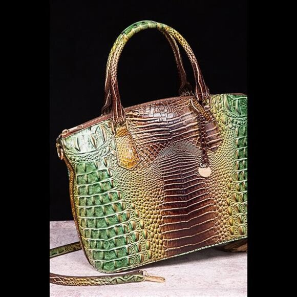 Gradient PU Leather Handbag - Picture 6 of 15